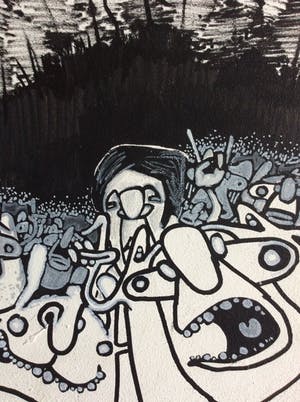 Niet of onleesbaar gesigneerd - Michan - Crowd kopen? Bied vanaf 10!