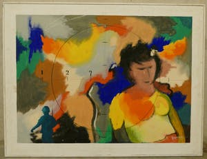 Niet of onleesbaar gesigneerd - lange figuren en meer kopen? Bied vanaf 10!