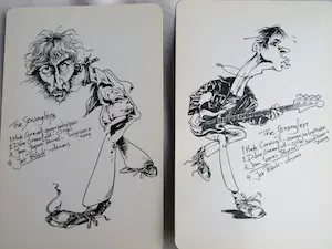 Willem Vleeschouwer - Punk Kwartet , 60 Karikaturen, Sex Pistols e.a. Punk-bands - 1977 kopen? Bied vanaf 1!