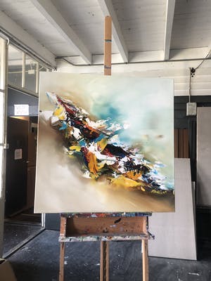 Gena - Abstract “ Lost in time “ kopen? Bied vanaf 250!