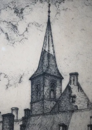 Louis Heijmans - Koorkerk Middelburg - ets kopen? Bied vanaf 50!