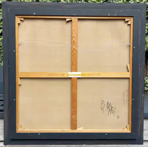 Pol Mara - Partageons la fraicheur, olieverf op doek (mooi ingelijst, groot!) kopen? Bied vanaf 1000!