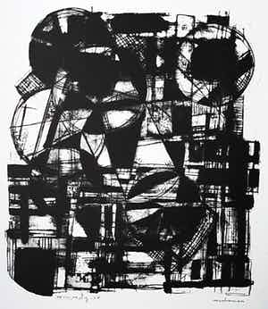 Wim Motz - Mechanica, litho verkocht voor € 65!
