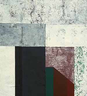 Henri Plaat - Geometrisch abstracte compositie, gemengde techniek (ingelijst) kopen? Bied vanaf 1!