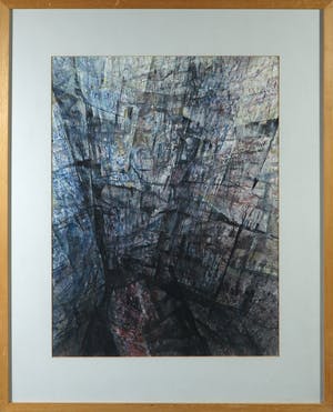 Frederik Beerbaum - Gemengde techniek en gouache op papier, Ontsnapping - Ingelijst kopen? Bied vanaf 1!