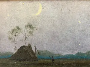 Franz De Vadder - Landschap bij maanlicht kopen? Bied vanaf 39!