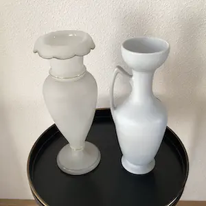 Vest Keramiek Gouda - Gouda Holland en Bristol glas 2 x vazen kopen? Bied vanaf 1!