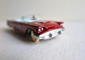 Curiosa - Dinky Toys - 3x Cabriolet+bestuurder- Ford en Triumph - Atlas/Mattel 1:43 +Doos kopen? Bied vanaf 1!