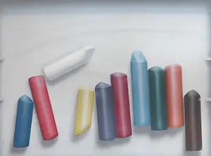 Ton Klop - Olieverf op doek, Kleurendoos III - Ingelijst (Zeer groot) kopen? Bied vanaf 150!