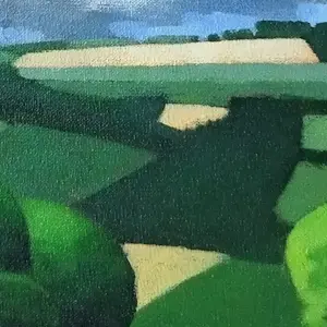 Willem Visser - Eifellandschap met wolkenlucht kopen? Bied vanaf 130!