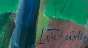 Louise van Terheijden - Acryl op doek, Klepels - Ingelijst (Zeer Groot!) kopen? Bied vanaf 150!