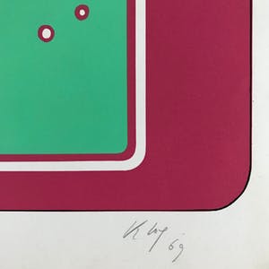 Ton Klop - Kleurenzeefdruk - 1969 - 24/50 - Gesigneerd kopen? Bied vanaf 55!
