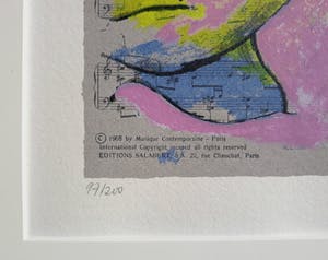 Corneille - Hommage aan Satie, zeefdruk (prachtig ingelijst) kopen? Bied vanaf 325!