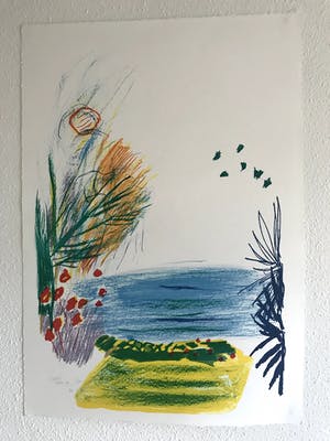 Pieter Defesche - Litho op papier, Zonder titel - Groot kopen? Bied vanaf 25!