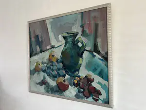 Bob Immink - BOB IMMINK (1930-1984) OLIEVERF OP DOEK "STILLEVEN" kopen? Bied vanaf 95!