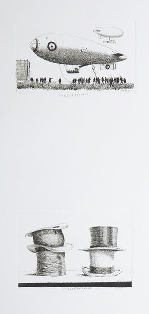 Herman Berserik - Ets, Zonder titel kopen? Bied vanaf 50!