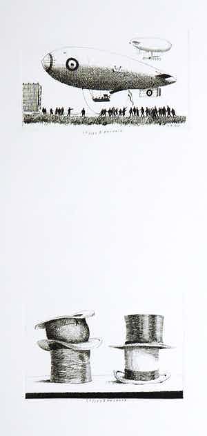 Herman Berserik - Ets, Zonder titel verkocht voor € 50!