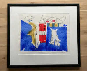 Frank Lengvenius - Origineel werk, gemengde techniek - ingelijst kopen? Bied vanaf 100!