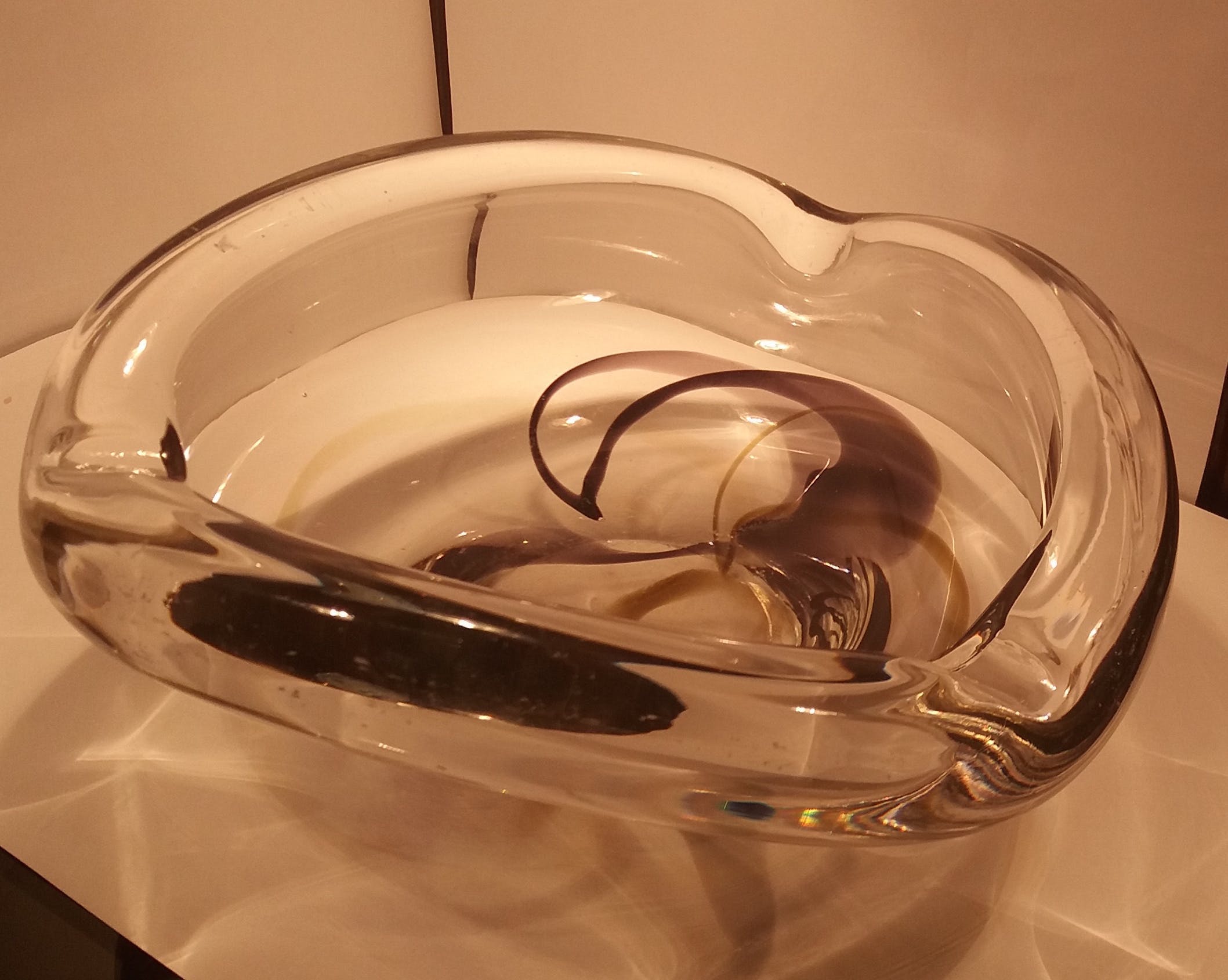 Max Verboeket - Max Verboeket glazen asbak, ongesigneerd Maastricht ca.1960. kopen? Bied vanaf 10!