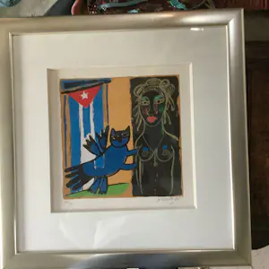 Corneille - Vrouw met uil kopen? Bied vanaf 225!