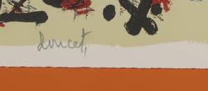 Jacques Doucet - Litho uit het portfolio Traces du Quotidien - Ingelijst kopen? Bied vanaf 1!