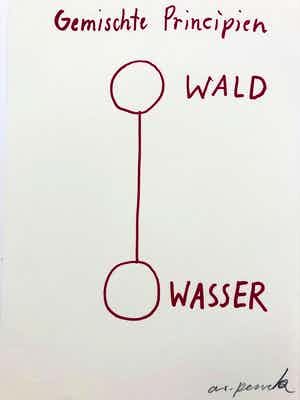 A.R. Penck - Gemischte Principien verkocht voor € 145!