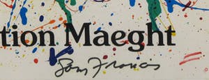 Sam Francis - Gesigneerd affiche. Fondation Maeght, Saint Paul kopen? Bied vanaf 200!