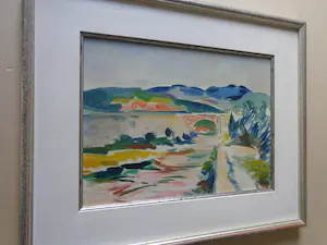 Wim Oepts - FAUVISTISCH LANDSCHAP / OLIEVERF PANEEL / 43x53cm / KADER / SIG / 1937 kaufen? Bieten Sie von 245!