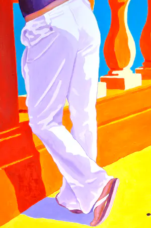 Marco Kooiman - Lungomare - Olieverf op doek - 100x100 cm - 2007 kopen? Bied vanaf 350!
