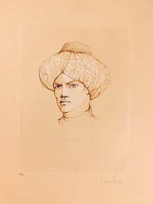 Leonor Fini - Man with turban verkocht voor € 35!