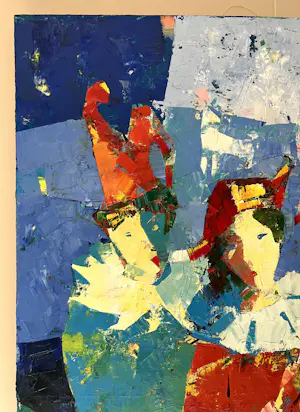 Igor Tcholaria - Theatergezelschap (zonder titel) (mooi formaat) kopen? Bied vanaf 2500!