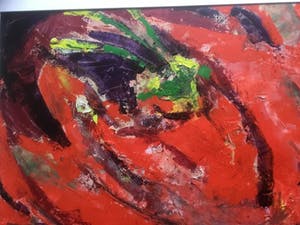 Niet of onleesbaar gesigneerd - Bloeiende tulp kopen? Bied vanaf 10!