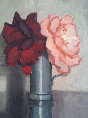 Alexander van Taack Takranen - Rozen in pul. Stilleven. kopen? Bied vanaf 225!