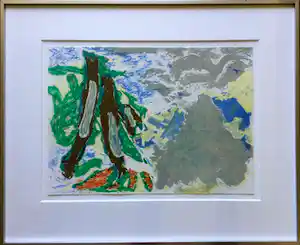 Jan Commandeur - "N-OOST" | kleuren litho (2/70) - ingelijst vendu pour 50€ !