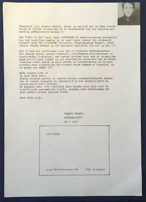 Jan Fabre - Uitgewrongen Art kopen? Bied vanaf 850!