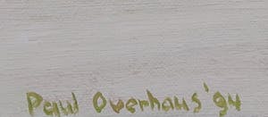 Paul Overhaus - Acryl op doek, Roze wolken - Ingelijst (Groot) kopen? Bied vanaf 100!