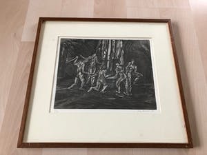 Elly Kuipers - ets - dansen in het bos kopen? Bied vanaf 1!