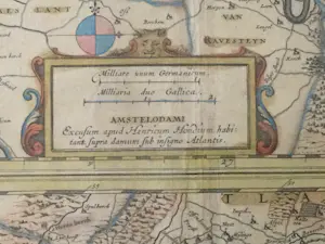 Hendrik Hondius - Kopergravure Rijn, Maas en Waal kopen? Bied vanaf 170!