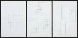 Siep van den Berg - Lot van drie abstracte composities kopen? Bied vanaf 1!