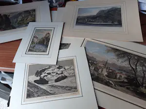 Niet of onleesbaar gesigneerd - Lot van meer dan 200 prenten kopen? Bied vanaf 1!