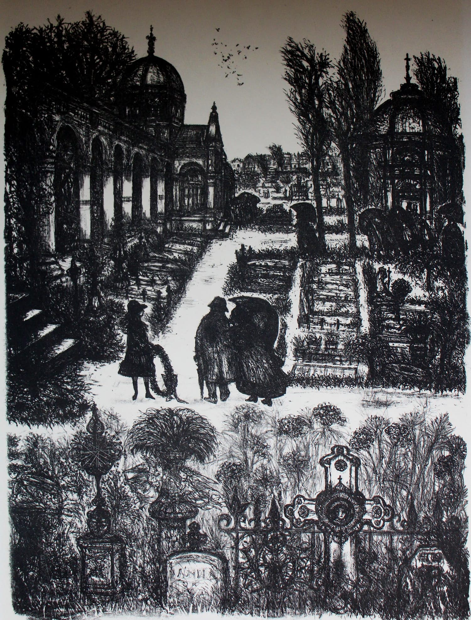 Belleke Dolhain - Litho: Kerkhof - 1966 verkocht voor € 69!