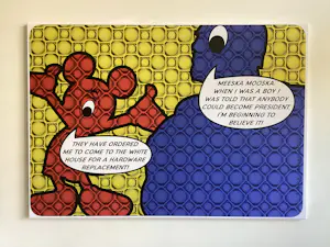 Jack Vissers - Meeska Mooska - offset op canvas - kleine oplage! kopen? Bied vanaf 130!