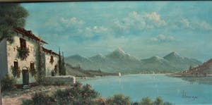 Albert Torringa - Mediterraans landschap. kopen? Bied vanaf 50!