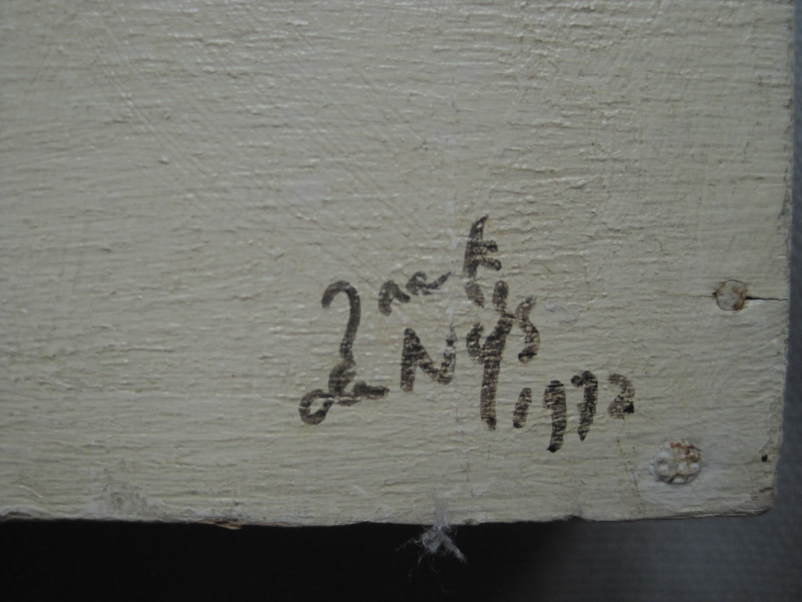 Niet of onleesbaar gesigneerd - Hollands POPart schilderij "Bubblegum" gesigneerd Jack de Nijs 1972 kopen? Bied vanaf 1!