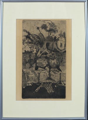 Niet of onleesbaar gesigneerd - Ets, Geslaagd familieleven - Ingelijst kopen? Bied vanaf 1!