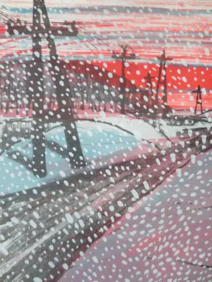 Jan Cremer - Sneeuwlandschap 1976 kopen? Bied vanaf 200!