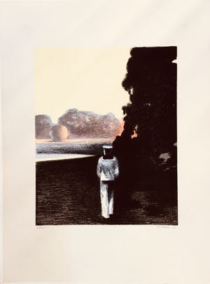 Peter Bes - Grote zeefdruk , gesigneerd kopen? Bied vanaf 40!