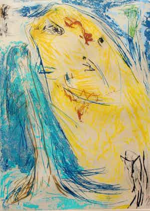 Asger Jorn - ets: Le Tournedos Canaris - 1971 verkocht voor € 895!