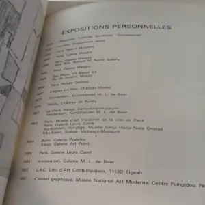 Geer van Velde - Catalogus tentoonstelling Association Du L.A.C, incl originele entreeticket kopen? Bied vanaf 20!