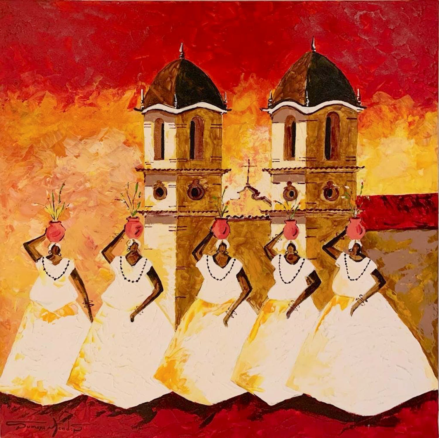 Niet of onleesbaar gesigneerd - Sumaya Mendes - Salvador Brazil kopen? Bied vanaf 1!